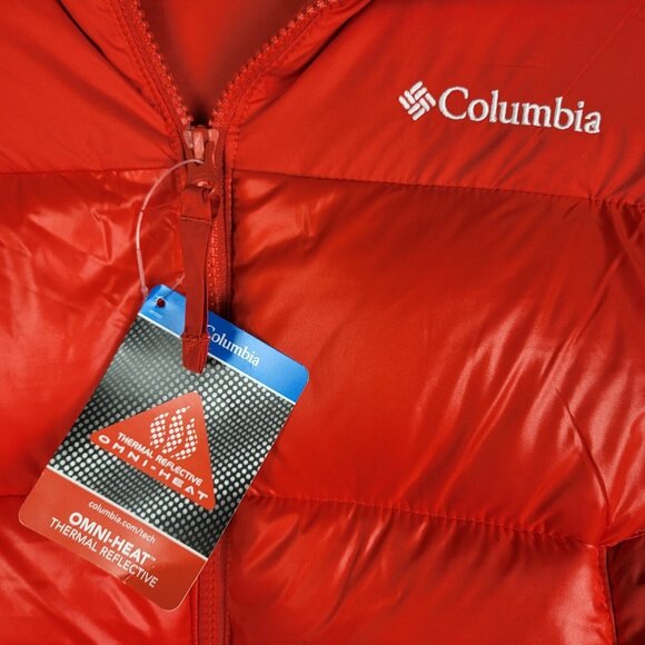 Columbia Pike Lake II Puffer Vest Women's XL Orange Omni Heat Thermal Hooded NWT - Picture 7 of 15